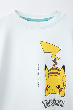 6-14 YEARS/ PIKACHU POKEMON T-SHIRT AND BERMUDA PYJAMAS - Zara фото 6