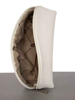 LACCOMA косметичка Аннетта-F001-белый эко кожа хлопок  фото 4