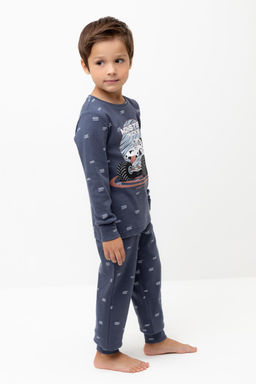 Crockid _ К 1621/стальной,штиль пижама дет  фото 4