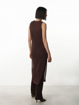 Conso/KDL 230786 - brown Платье женское  фото 4