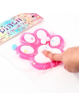 Сквиш антистресс - игрушка «Кошачья лапка», с блёстками, МИКС