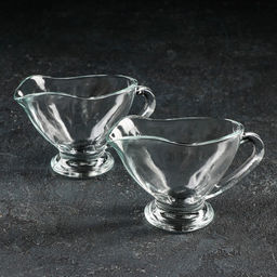 Набор соусников Uranus, 170 мл, 2 шт., стекло, прозрачный