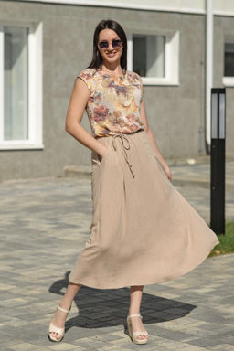 Платье 70% лен+30% вискоза