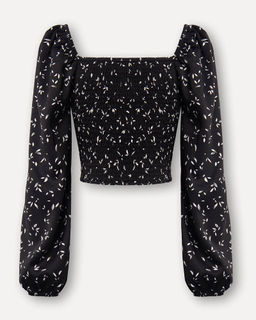 Укороченная блузка с запахом - Incity фото 4