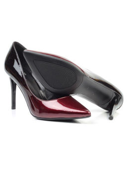 06-DBH20-4 RED/BLACK Туфли женские (натуральная кожа)