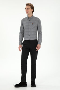 Мужская черная рубашка с длинным рукавом Неожиданная скидка в корзине - U.s. polo assn фото 4