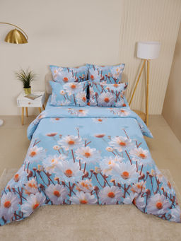 Пододеяльник бязь люкс на молнии - Ромашки 180х215