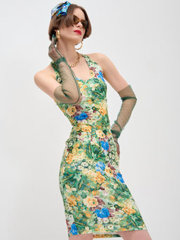 Платье с принтом масло OD-632-2