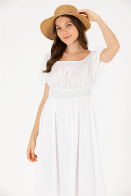 U. S. Polo Assn Женское белое тканое платье - U.s. polo assn фото 9