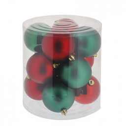 Набор из 12шт Украшение новогоднее Шар "Летнее настроение", D 8 см, L19 W19 H21 см