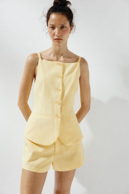 BUTTONED WAISTCOAT TOP - Zara фото 19