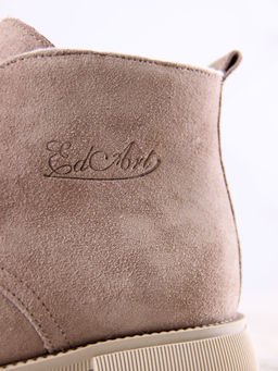 Ботинки 308.патрицияka.Капучино замша R/шерсть