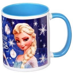 Кружка керамическая «С Новым годом!» 320 мл, Холодное сердце, МИКС