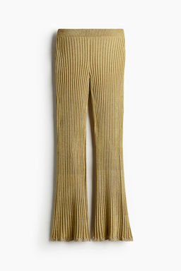 Pantalon brillante en punto de canale - H&m фото 5