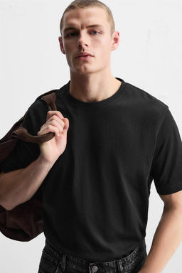 BASIC MEDIUM WEIGHT T-SHIRT - Zara фото 14