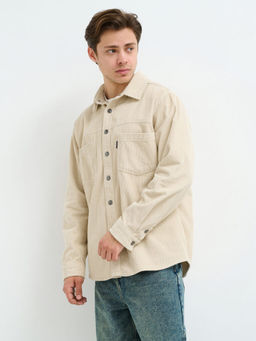 рубашка мужская бежевая - BOCHETTI фото 2