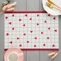 Салфетка на стол Love is