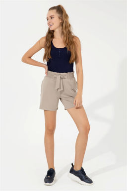 Женские трикотажные шорты цвета хаки Неожиданная скидка в корзине - U.s. polo assn фото 3