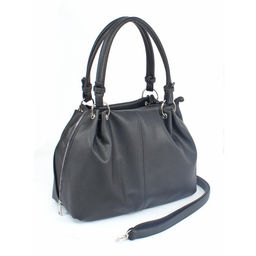 Сумка женская искусственная кожа ADEL-315, 1отд, плечевой ремень, черный флотер 258852