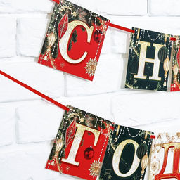 Гирлянда на ленте новогодняя С Новым годом!, длина 2 м