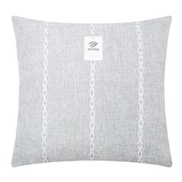 Наволочка декоративная Этель Косичка цвет серый,45х45 см полиэстер  фото 11