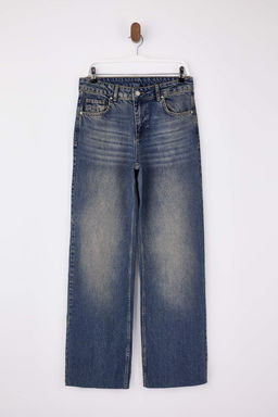 Mavi Yuksek Bel %100 Pamuk Genis Paca Wide Leg Jeans TWOSS26JE00013