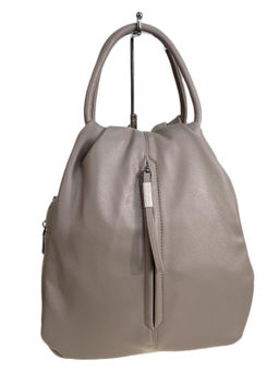 Женская сумка-рюкзак из искусственной кожи, цвет бежевый