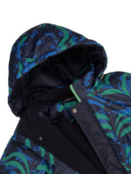 Комбинезон зима зеленосиний