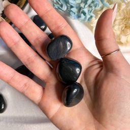 Галтовка радужного Обсидиана