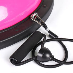 BOSU полусфера балансировочная для фитнеса надувная с насосом. Массажная. Розовый. 58см. / BOSU58M-P / уп 5 - Галеонтрейд фото 3