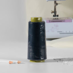 Нитки 40/2, 1500 м, тёмно-синие