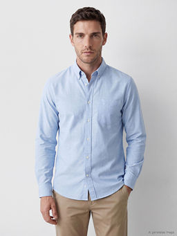 Regular Fit Oxford Erkek G?mlek