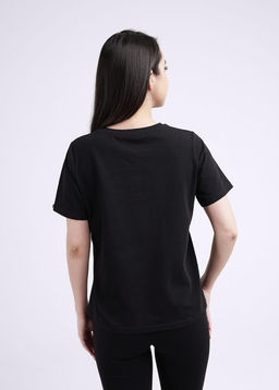 CLE LF010бк Футболка жен. ЧБ база чёрный - Clever wear фото 3