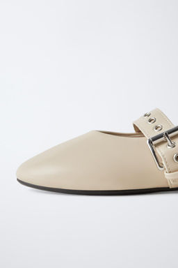 BALLET FLATS WITH BUCKLE - Zara фото 5