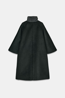 ZW COLLECTION LIMITED EDITION WOOL BLEND CAPE - Zara фото 7