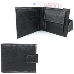 Портмоне мужское Croco-ПР-903 натуральная кожа 3 отд, 3 карм, черный флотер (40) 207672