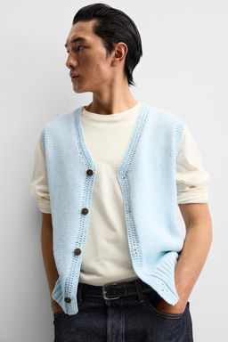 KNITTED WAISTCOAT - Zara фото 5