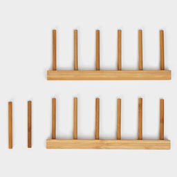 Подставка для разделочных досок и крышек, 26×10.5 см, 5 мест, бамбук