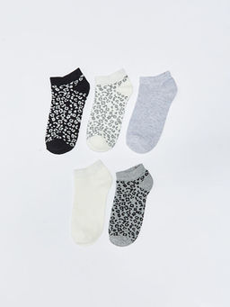 Desenli Kad?n Patik ?orap 5li