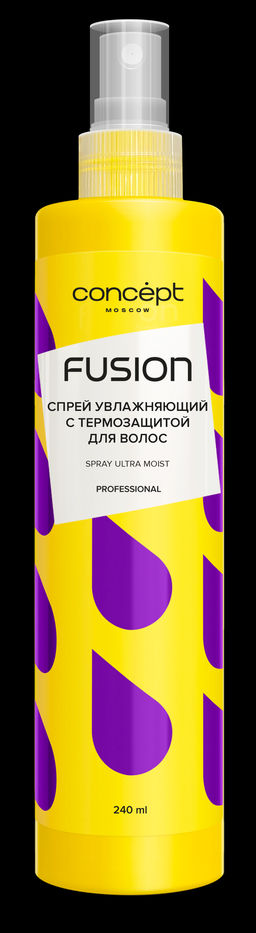 Concept Fusion Спрей увлажняющий с термозащитой д/волос Ultra Moist 240мл.8 /92800