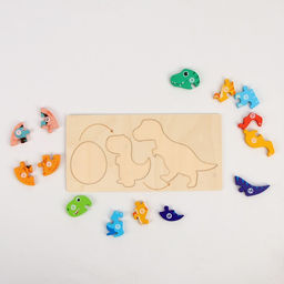 Рамка - вкладыш Рождение динозавра, 14 деталей, 0.5?30?15 см - Simaland фото 6