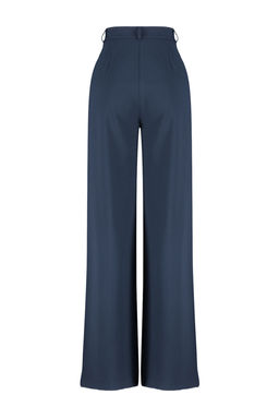 Lacivert Bol Paca Dokuma Pantolon TPRAW23PL00016