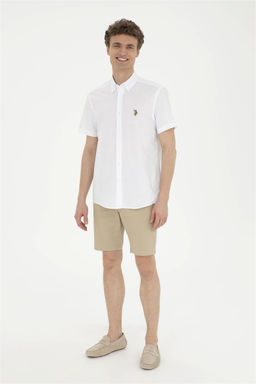 Мужские тканые шорты светло-хаки Неожиданная скидка в корзине - U.s. polo assn фото 3