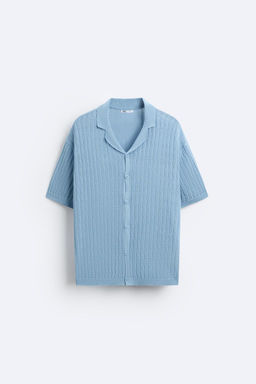 TEXTURED WEAVE KNIT SHIRT - Zara фото 7
