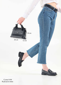 Лоферы туфли EDART 175.патриция bl. черный  фото 10