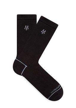 Mavi Logo Bask?l? Spor Corap