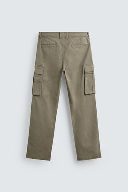 RELAXED FIT CARGO TROUSERS - Zara фото 16