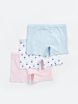 Bask?l? K?z ?ocuk Boxer 3l? - Waikiki фото 2