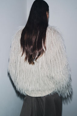 ZW COLLECTION FAUX FUR COAT