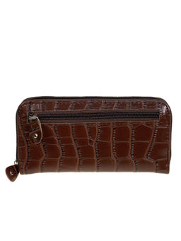 Женское портмоне из искусственной кожи, цвет шоколад - Greta фото 2